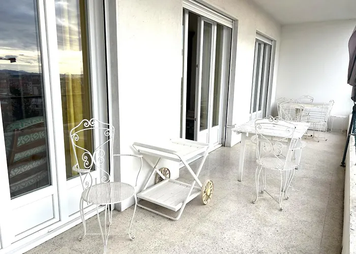 Daire Terrace And View On
